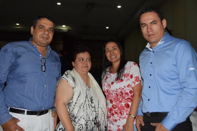 Álvaro Córdoba, Victoria Hernández, Esperanza Castellanos y Mario Barona.